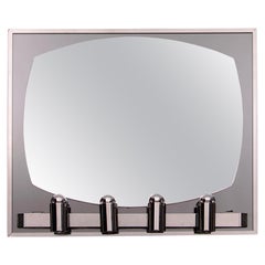 Retro Theater Layout Mirror with Lighting, 1960 Netherlands