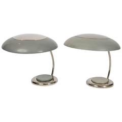Pair of Bauhaus Style Desk of Table Lamps 10