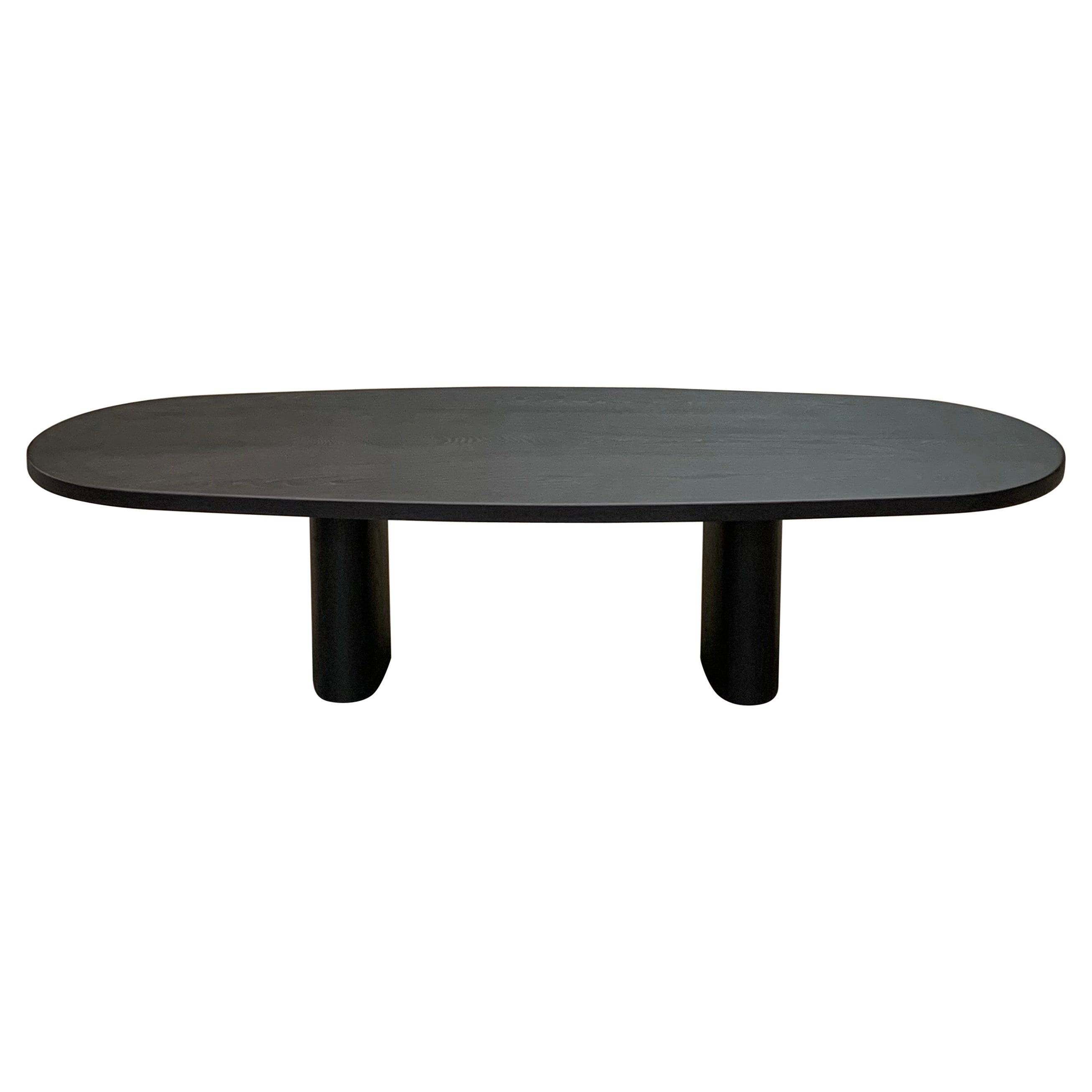 Black Solid Ash Coffee Table - om39 by mjiila For Sale