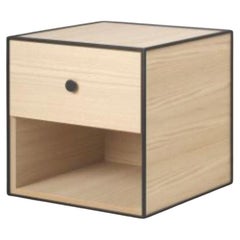 35 Oak Frame Box with 1 Drawer by Lassen