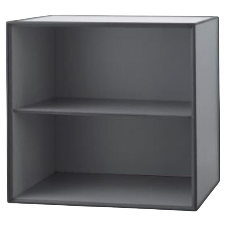 49 Dark Grey Frame Box with Shelf by Lassen For Sale