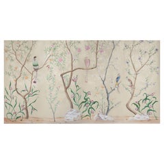 Chinoiserie Handpainted Chinese Wallpaper Bridgerton Tribute to Danbury