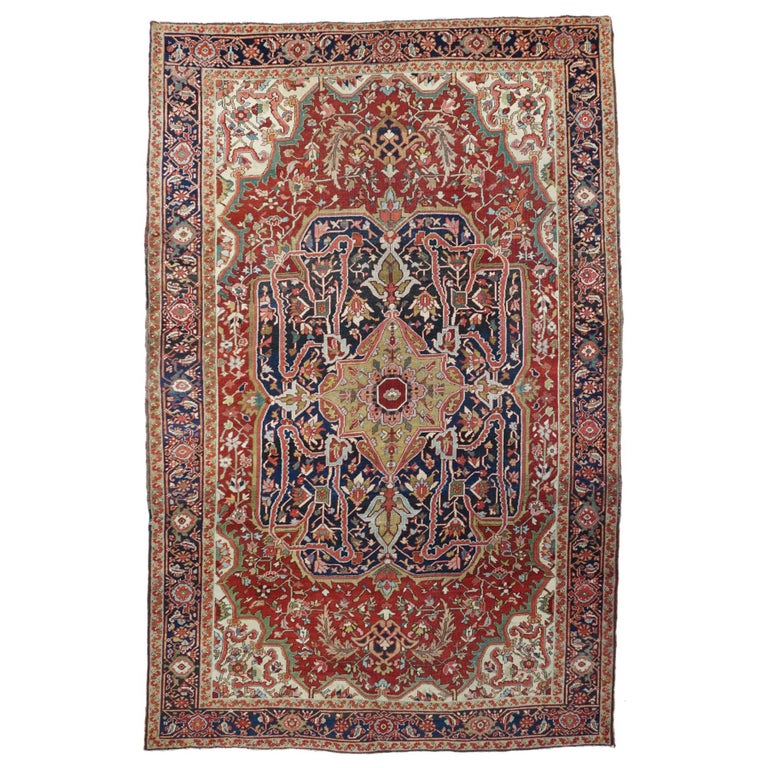 Small Serapi Rug Antique Serapi Rug For Sale at 1stDibs