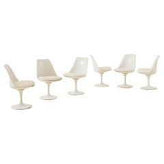 Set of 6 Tulip Chairs from Pedestal collection, Eero Saarinen, 1957