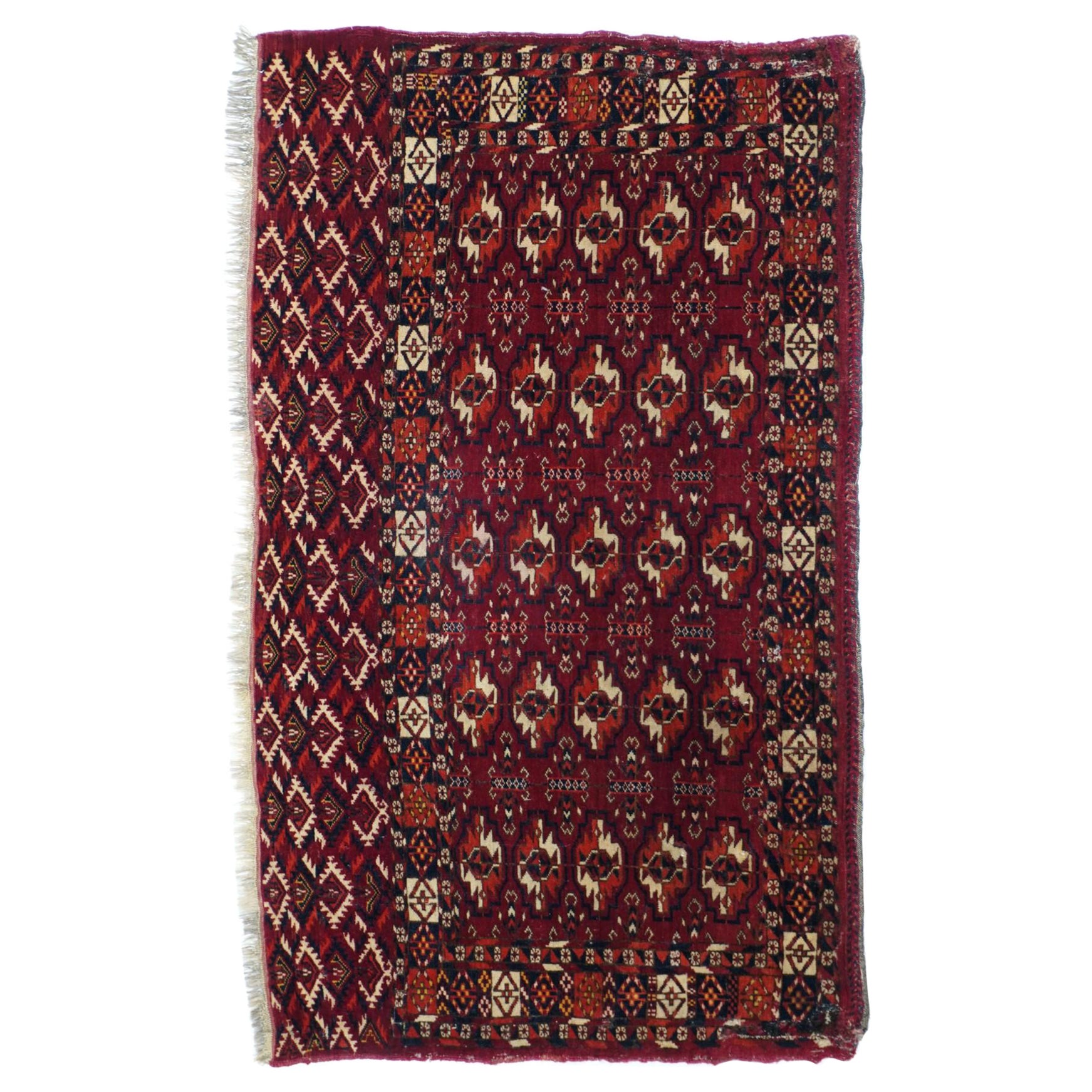 Antique Turkeman Rug For Sale