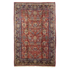 Fine Antique Persian Sarouk Rug 6'11'' x 10'11''