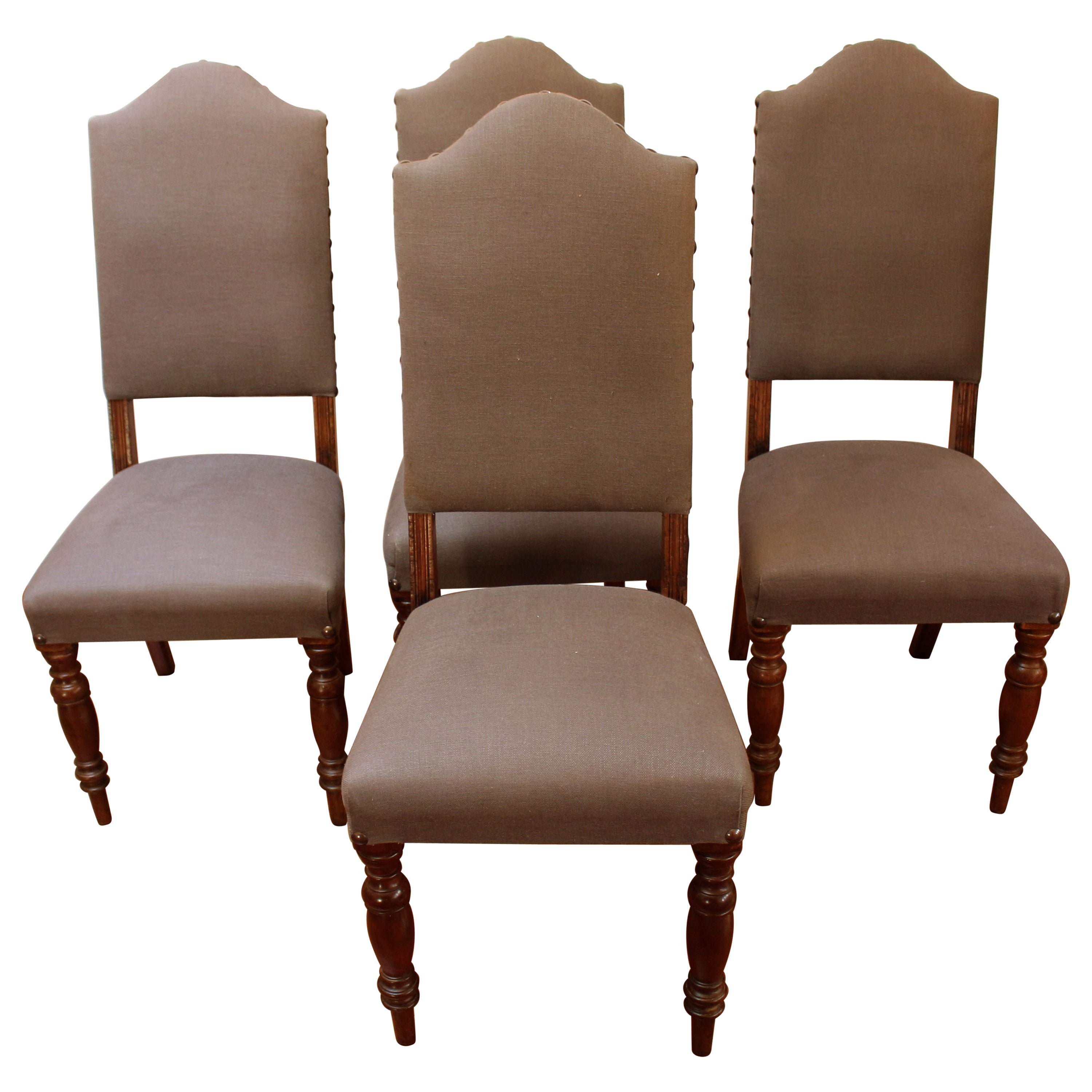 Set of Four William IV Dining Chairs For Sale