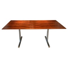 Rosewood 1970s 'Omega' Dining Table or Desk by Hans Eichenberger