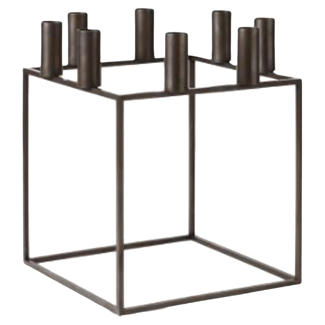 Burnished Copper Kubus 8 Candle Holder by Lassen