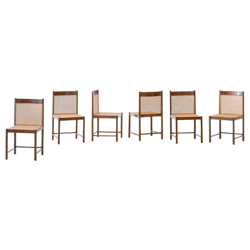 Brazilian Rosewood Dining Chairs by Fatima Arquitetura Interiores 'FAI', 1960s