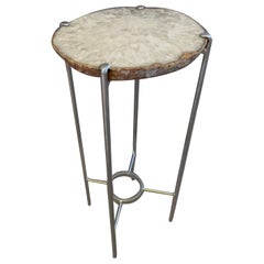 Unusual Modern Handcrafted Geode Drinks Table