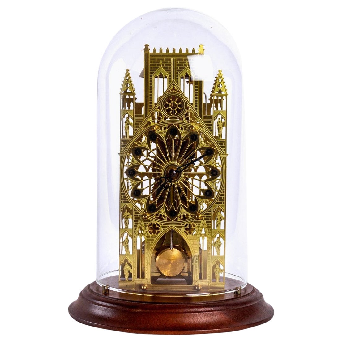 Skeleton Clock, under Globe, York Minster Cathedral, Period: Xxth For Sale