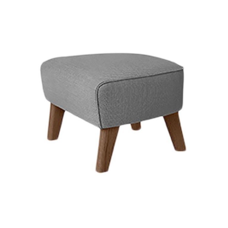 Grey and Smoked Oak Raf Simons Vidar 3 My Own Chair Footstool by Lassen For Sale