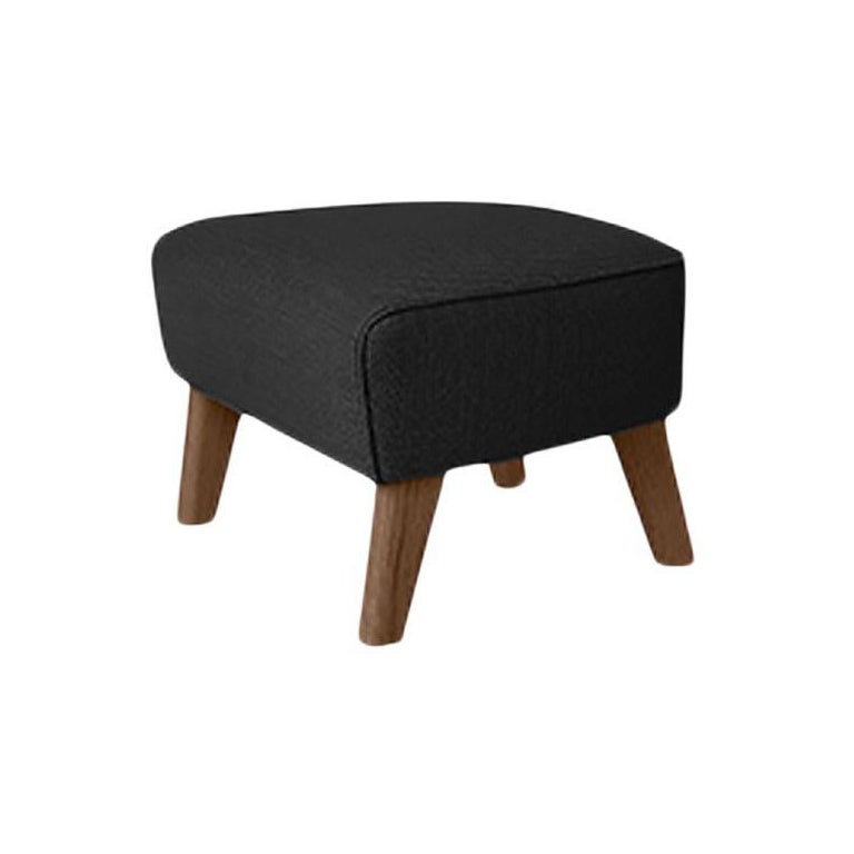 Gris oscuro y roble ahumado Raf Simons Vidar 3 Mi propia silla Reposapiés by Lassen
