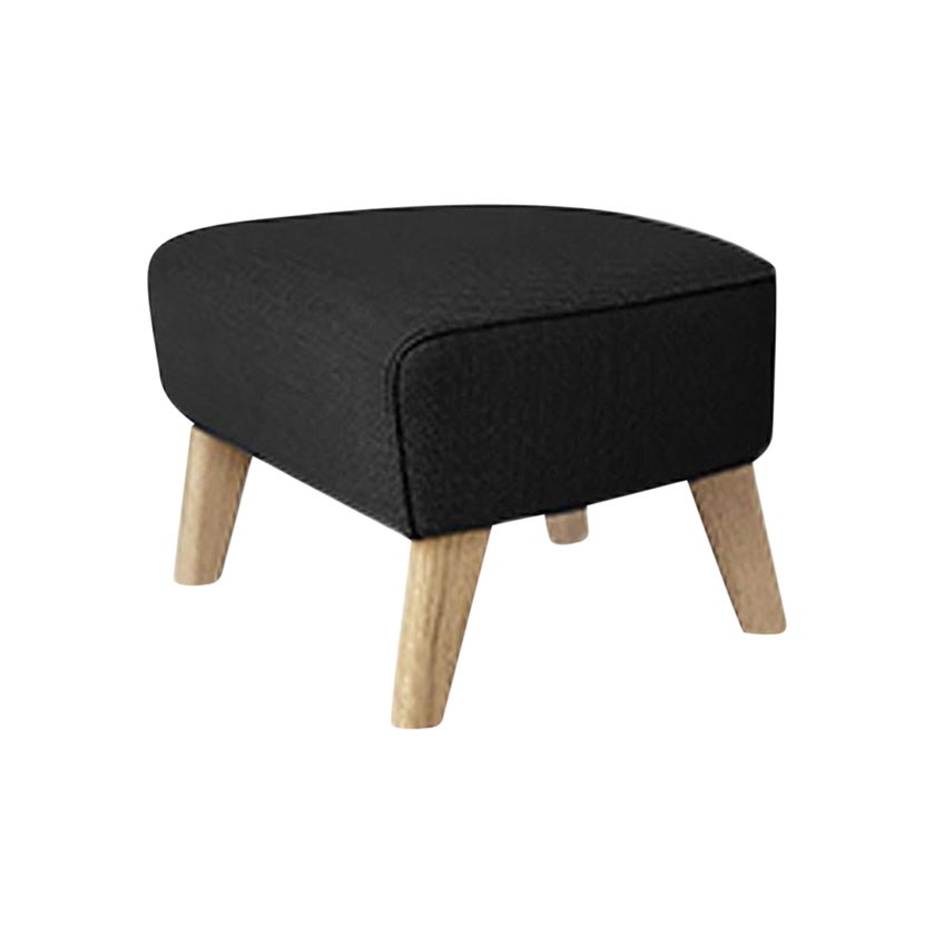 Dark Grey and Natural Oak Raf Simons Vidar 3 My Own Chair Footstool by Lassen