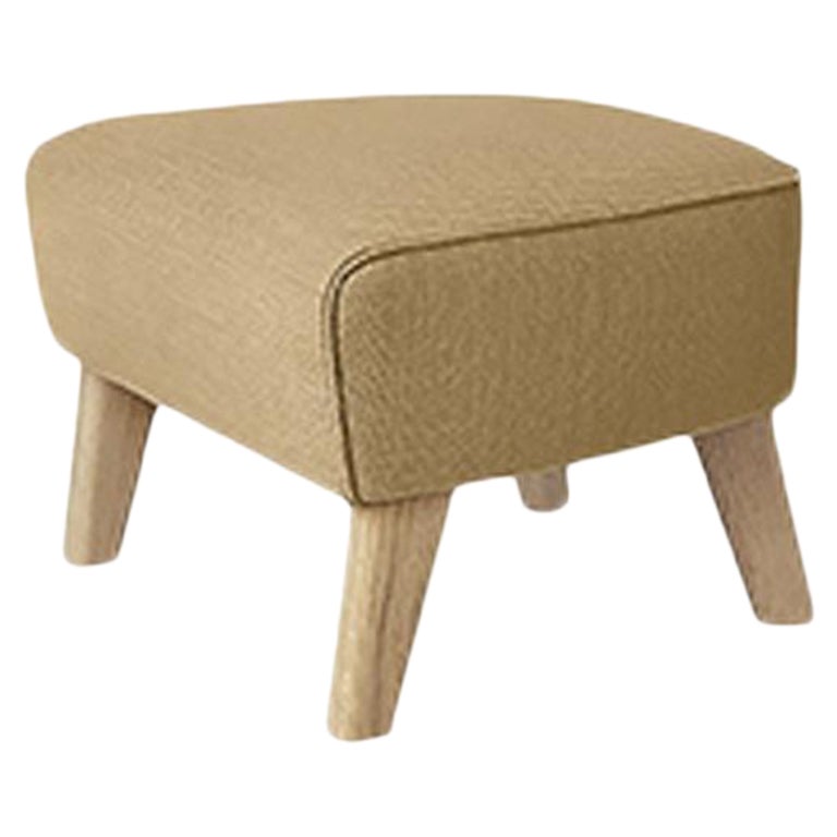 Sand and Natural Oak Raf Simons Vidar 3 My Own Chair Footstool by Lassen For Sale