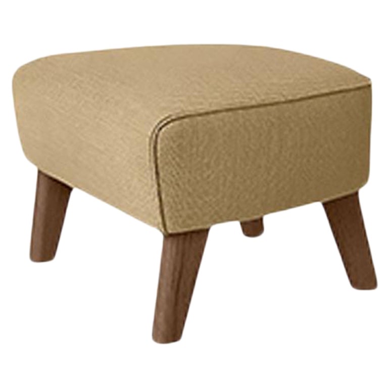 Sand and Smoked Oak Raf Simons Vidar 3 My Own Chair Footstool by Lassen For Sale