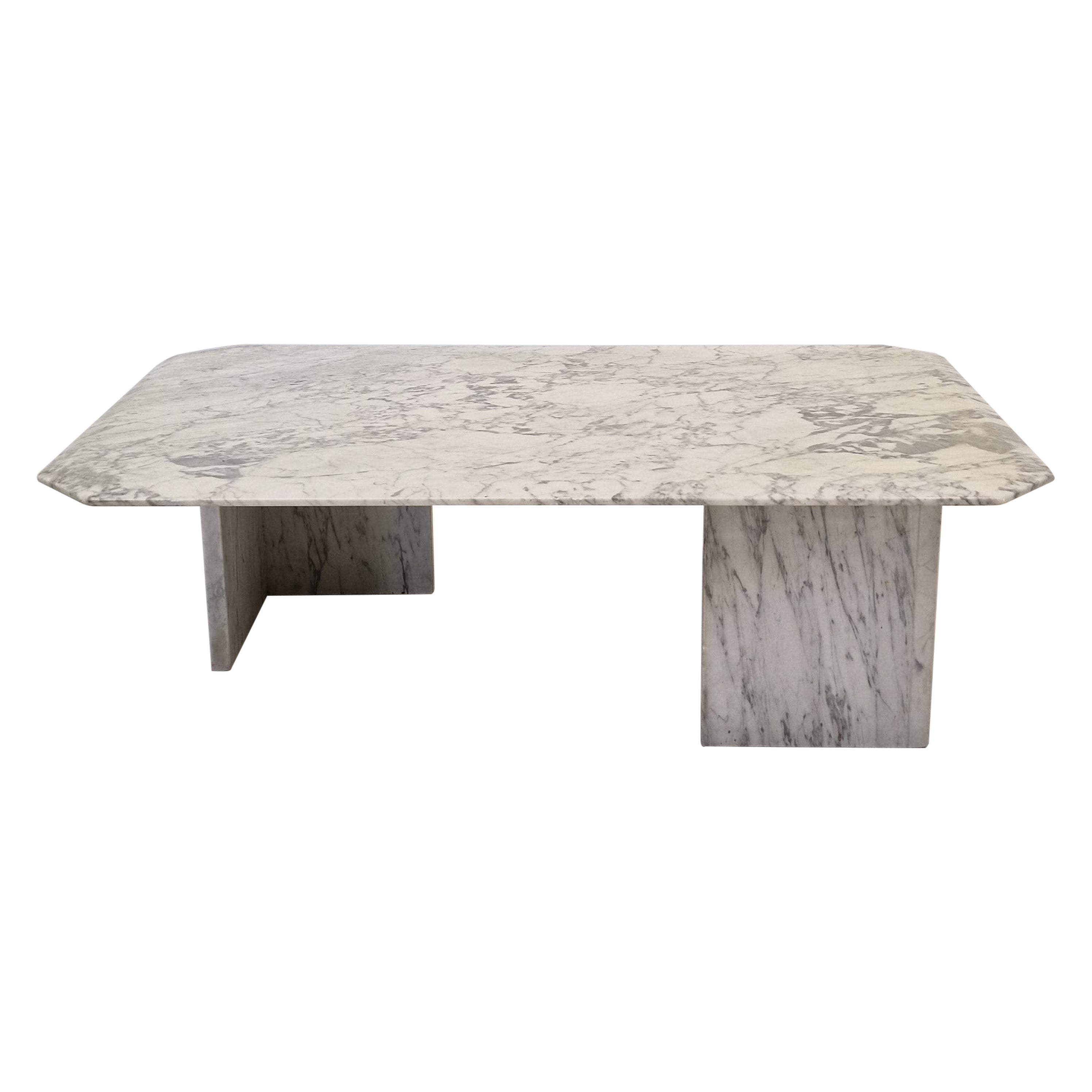 Italian Marble Coffee Table, 1970s For Sale
