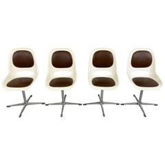 Space Age Dining Chairs by Friedrich Stuckenbroker for Lockhausen Plastik, 1970s