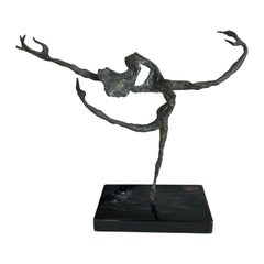 Scultura italiana in bronzo di Emanuele Scarnicci, 1966
