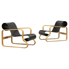 Pair Alvar Aalto Paimio 41 Armchairs Chairs