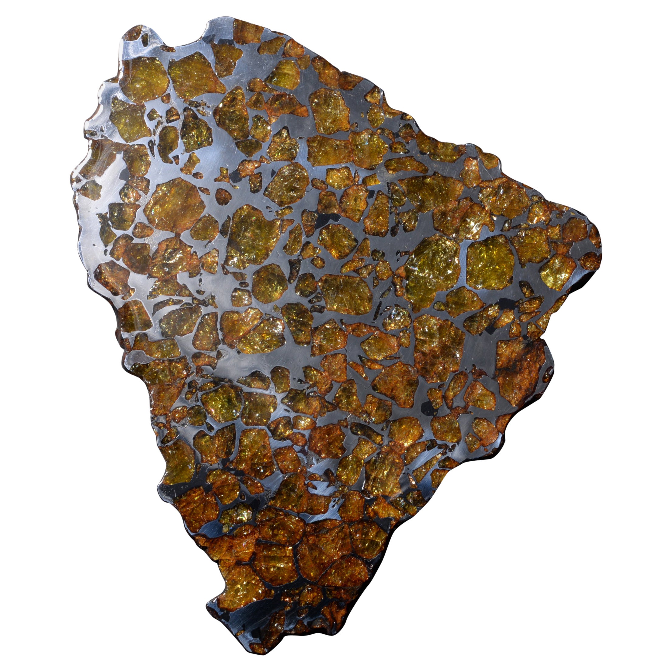 Coupe d'extrémité de la météorite d'Imilac