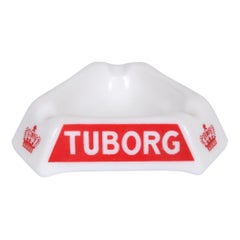 Vintage Tuborg French Opalex Ashtray