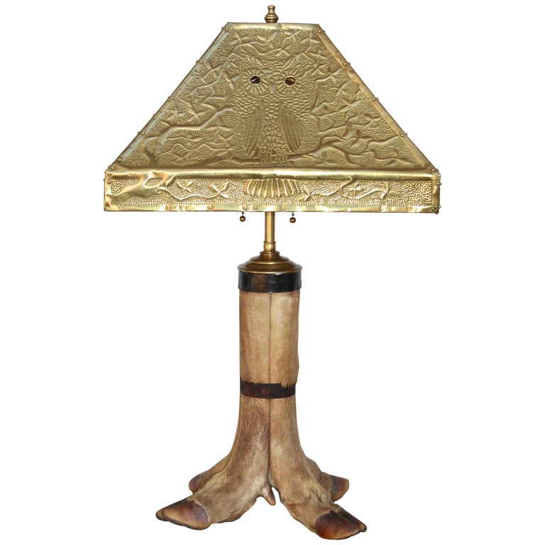 Hunting Lodge Lamp For Sale at 1stDibs