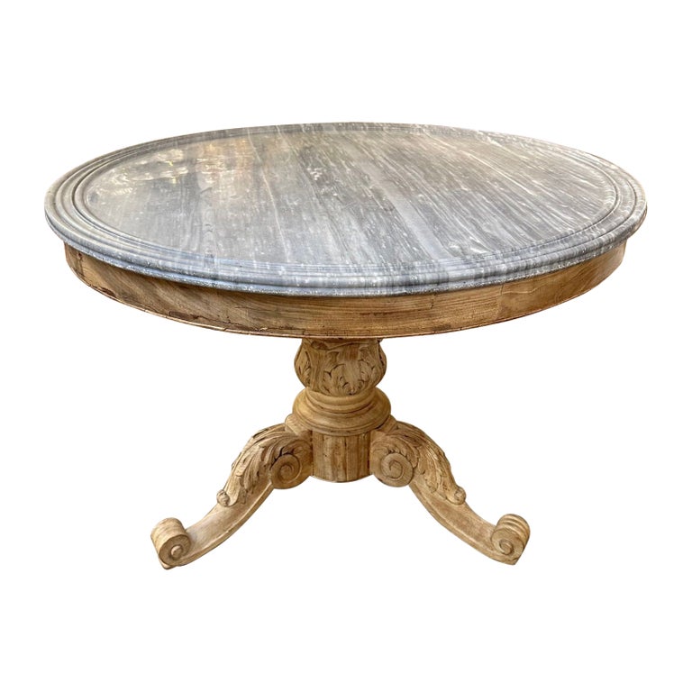 Bleached Center Table For Sale at 1stDibs