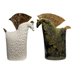Centre de table Pop contemporain Pegasus fabriqué à la main en Italie sans moulure, 2023