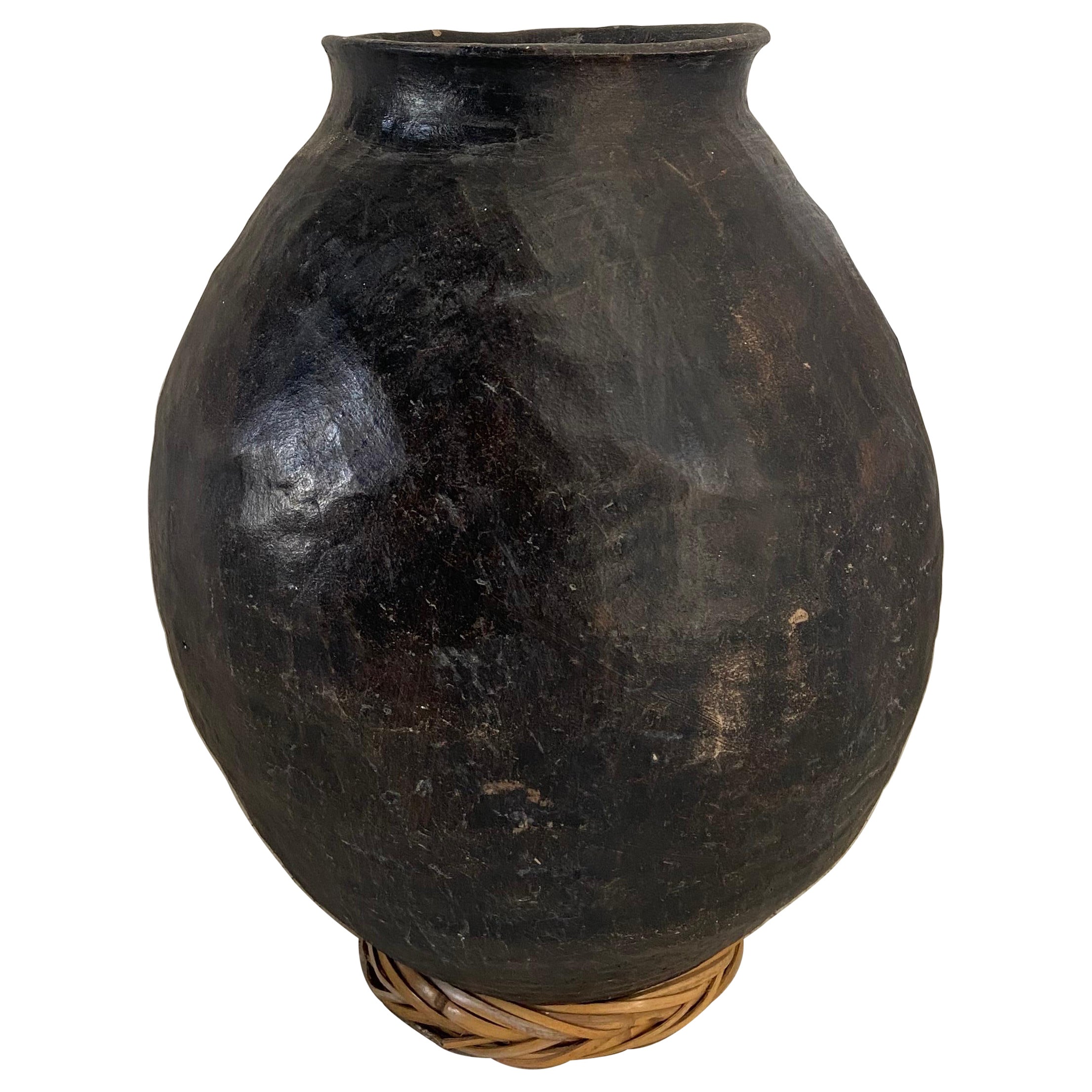 Tarahumara Ceramic Water Vessel from Mexico, circa Early 1900s