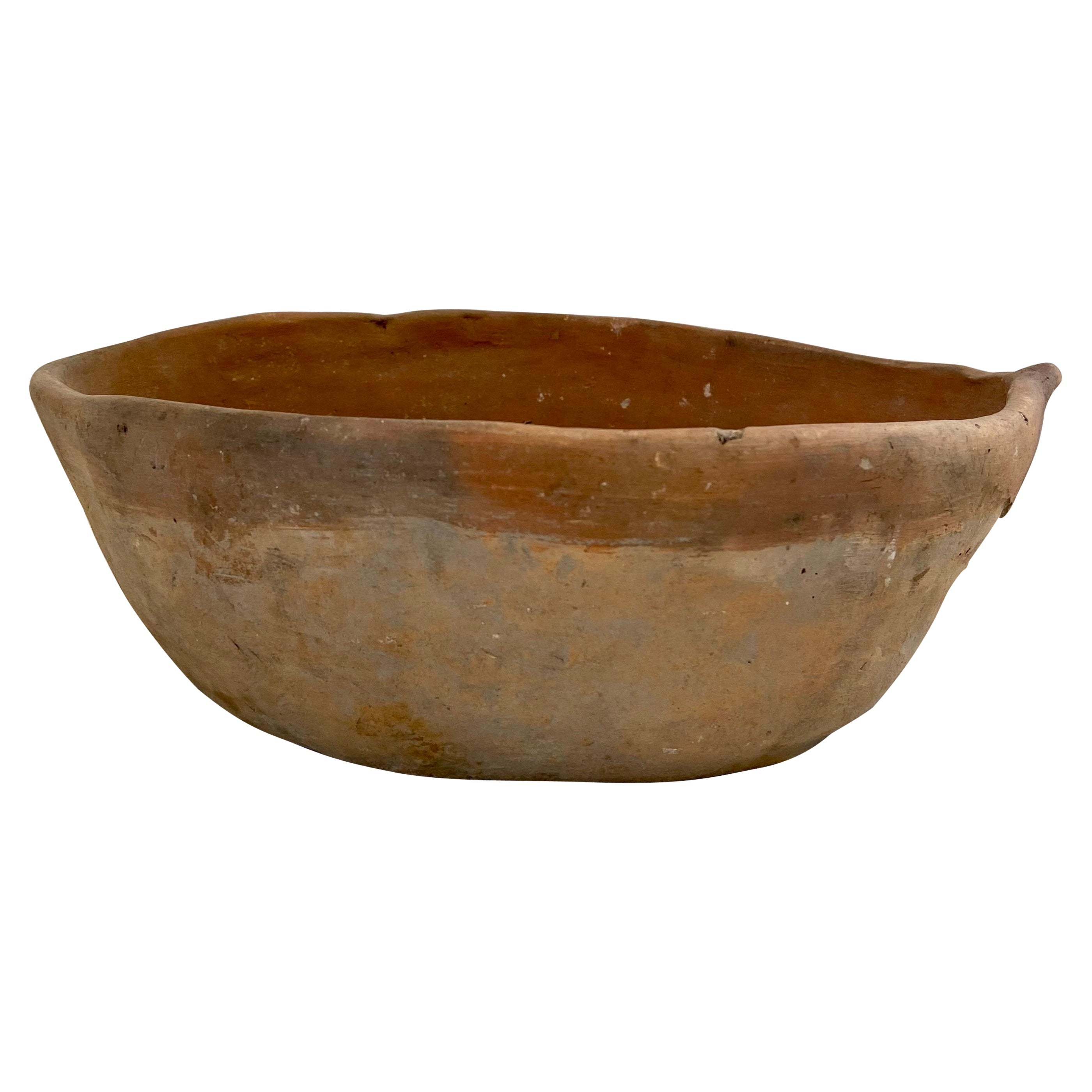 Mid-20th Century Terracotta Bowl from Mexico For Sale