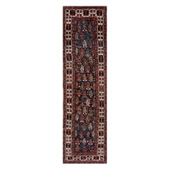 Antique 19th Century Caucasian Kazak Carpet ( 3'2" x 10'10" - 97 x 330 )