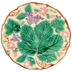 Used Wedgwood Majolica Leaf Plate
