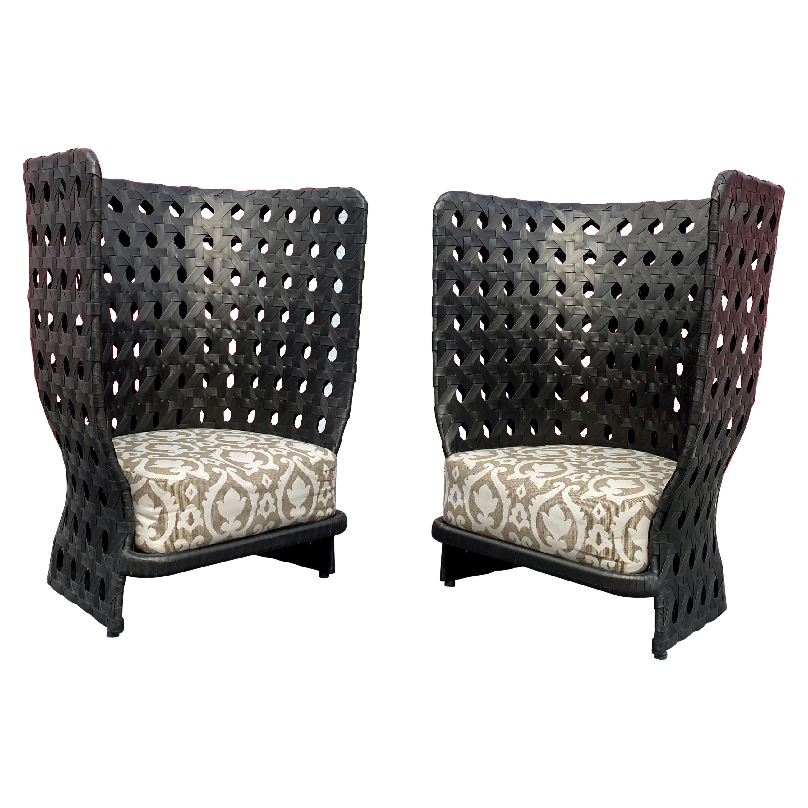 Patricia Urquiola for B&B Italia Canasta Chairs, Set of 2 For Sale