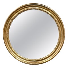 French Louis Philippe Round Mirror