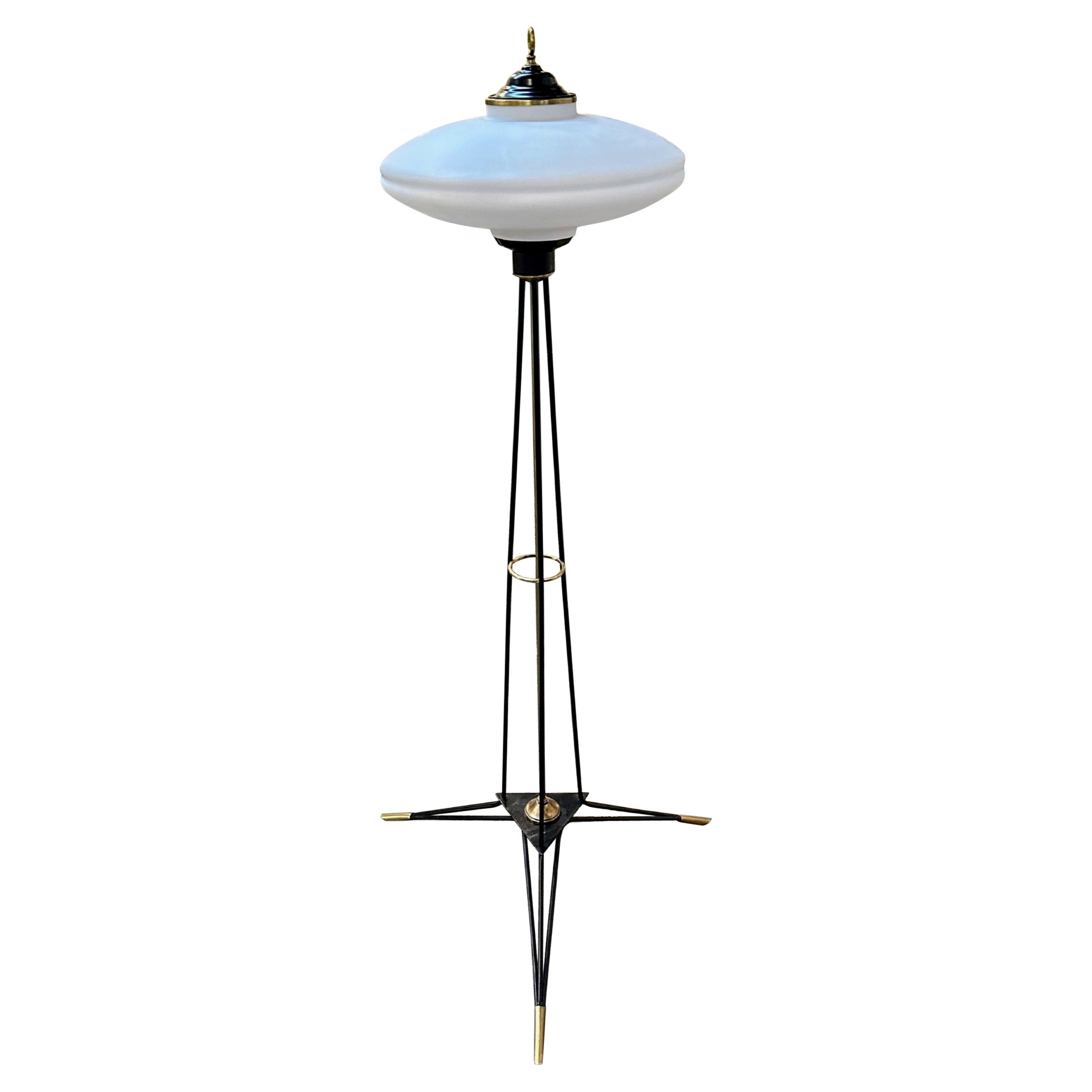Vintage Murano Floor Lamp For Sale at 1stDibs