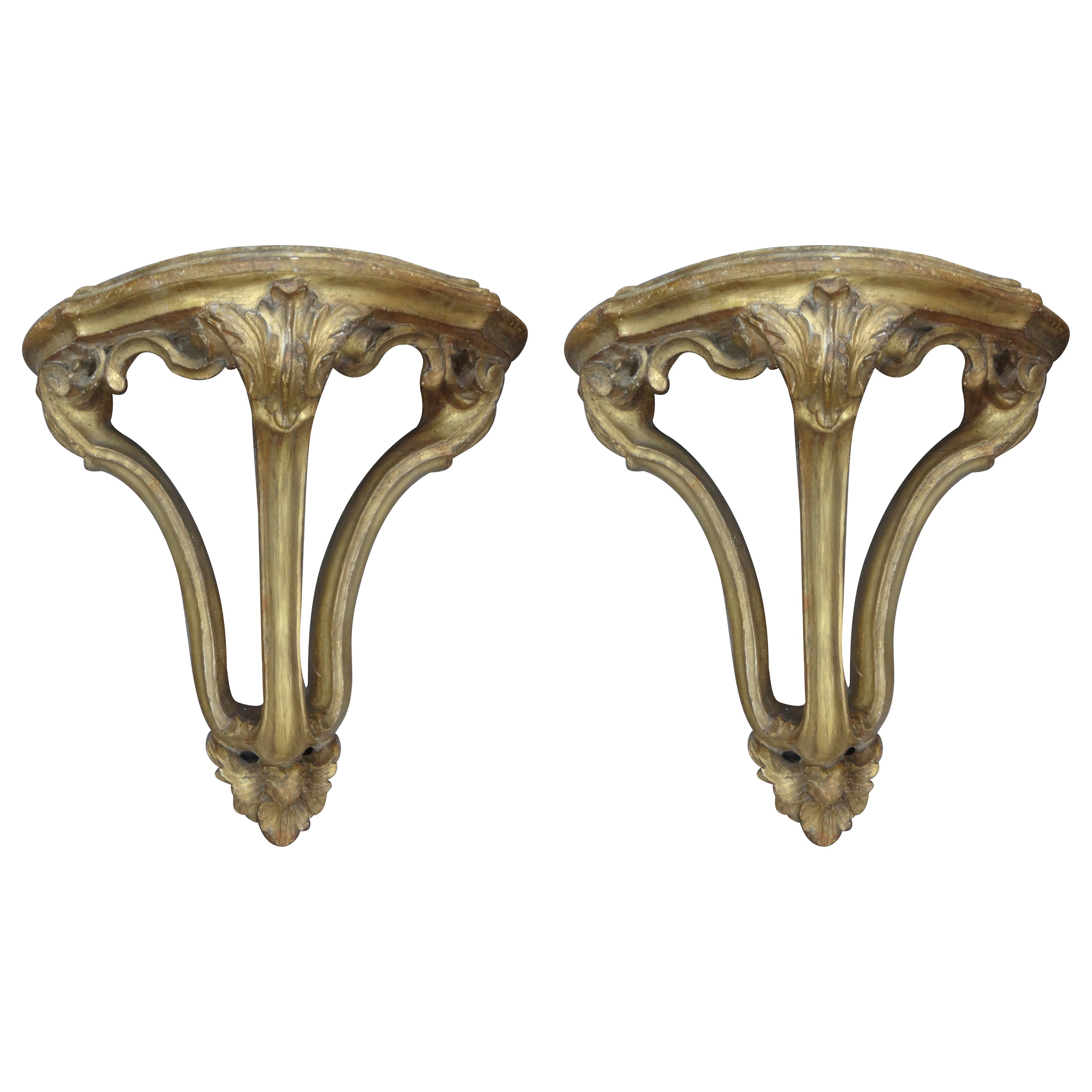 Italian BaroqueStyle Glazed Pottery Putto Wall Bracket For Sale at 1stDibs