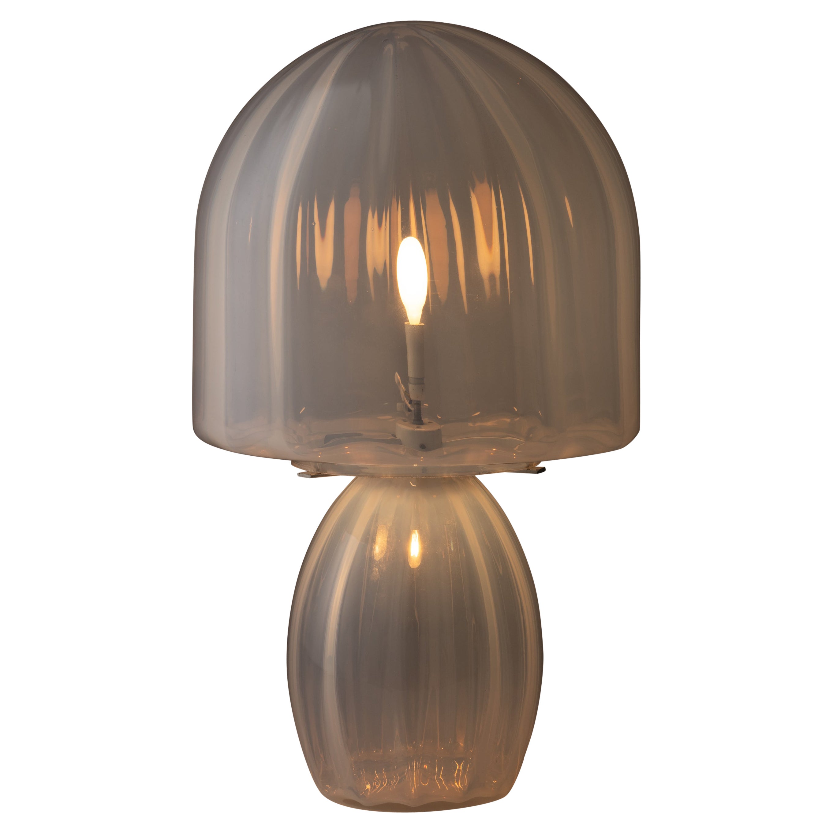 Murano Glass Table Lamp by Carlo Nason for Mazzega 