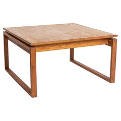 Table basse carrée en bois du milieu du siècle dernier de Jens Risom, années 1960