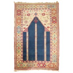 Zabihi Collectio 19th Century Antique Romanian Translvanian Tuduc Prayer Carpet 