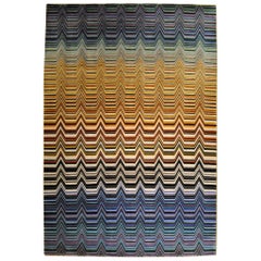 Vintage Missoni "Art Collection" Carpet in Geometrical Design