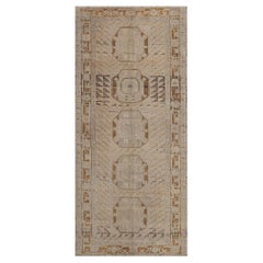 Vintage Handwoven Geometric Turkish Anatolian Rug