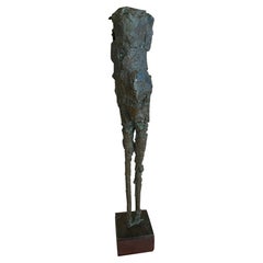 Bronze Expressionist Sculpture, in the Style of Giacometti