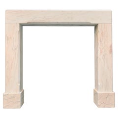 Edwardian Solid Marble Fireplace Surround