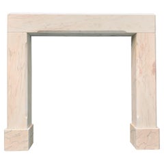 Used Edwardian Solid Marble Fireplace Surround