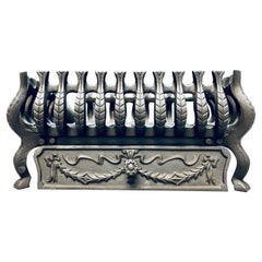 Used Victorian Period Style Cast Iron Fire Grate