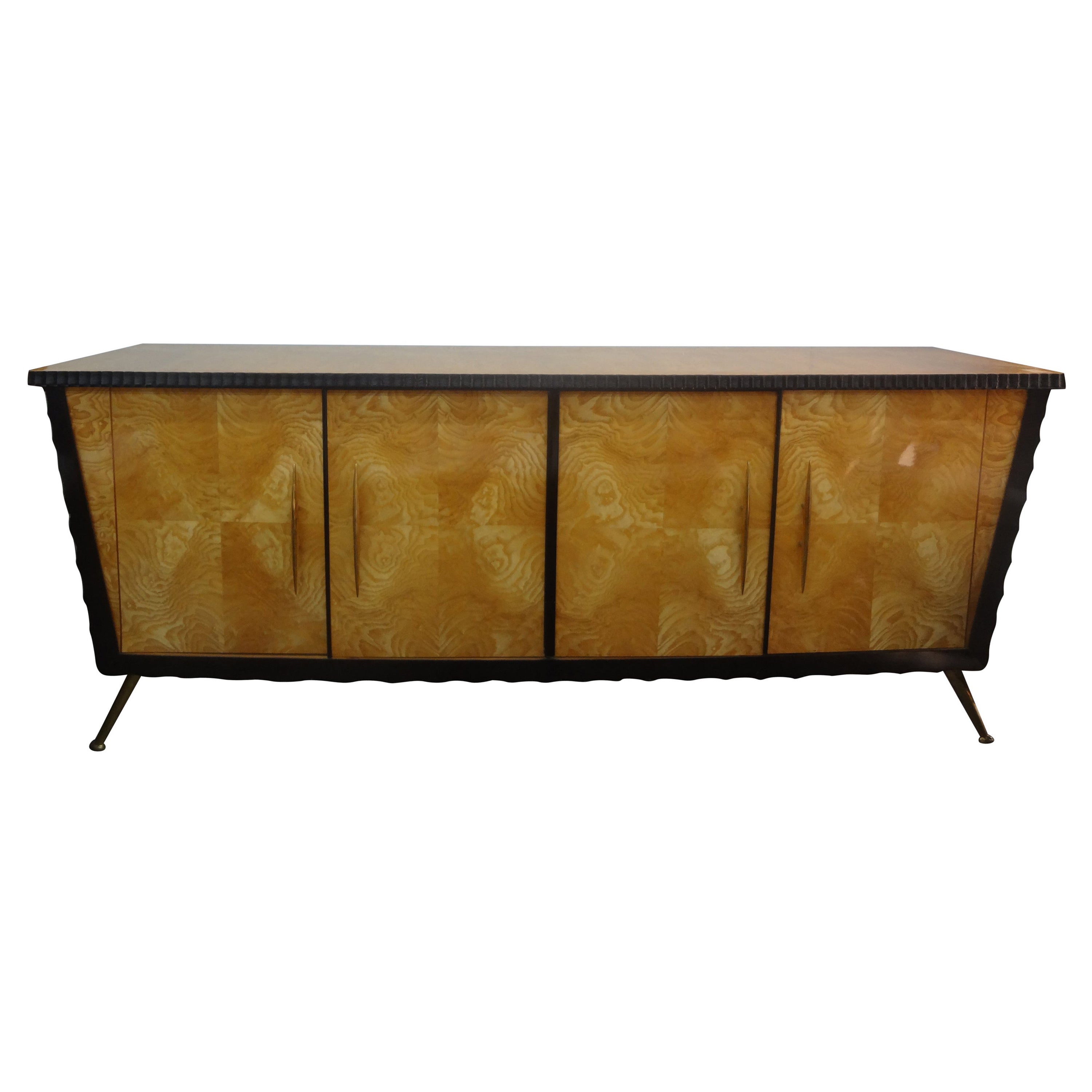 Italian Modern Sculptural Credenza After Ico Parisi