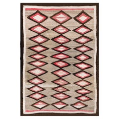 1930s American Navajo Carpet ( 3'10" x 5'8" - 117 x 173 )