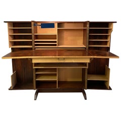 Mummenthaler and Meier Rosewood "Magic Box" Hideaway Desk